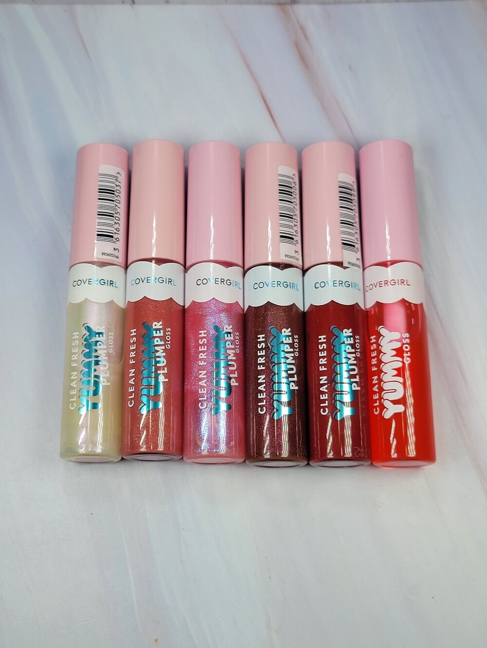 CoverGirl Clean Fresh Yummy Plumper Gloss Bundle NEW!